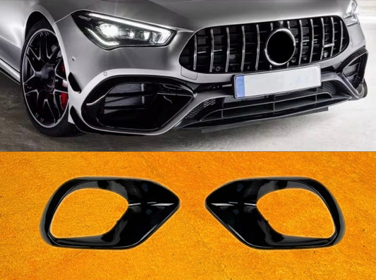 Griglia Paraurti Anteriore Fendinebbia per Mercedes CLA 45 C118 (19-24)