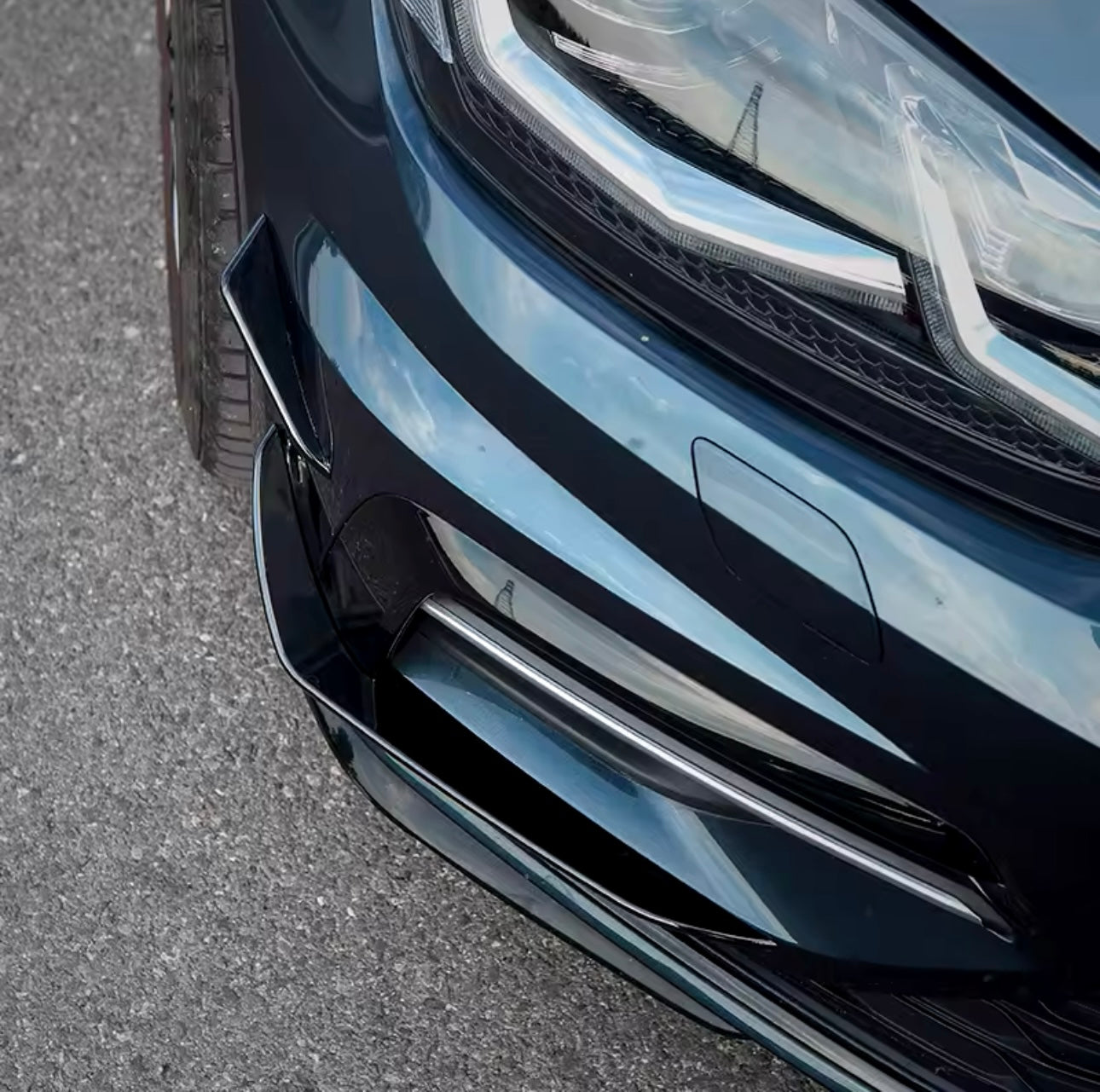 Front lip Paraurti Anteriore Per Volkswagen Golf MK7.5 Gti Gtd Rline R