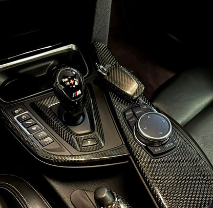 Copertura Console Centrale Real Carbon Fiber per Bmw 3 M3 4 M4