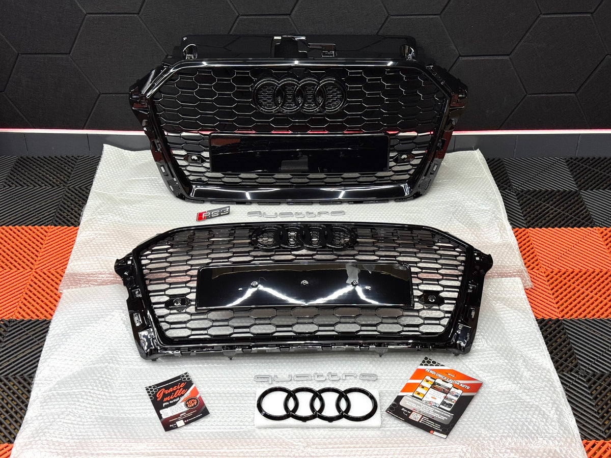 Griglia Anteriore RS look per Audi A3 8V No Radar (17-20)