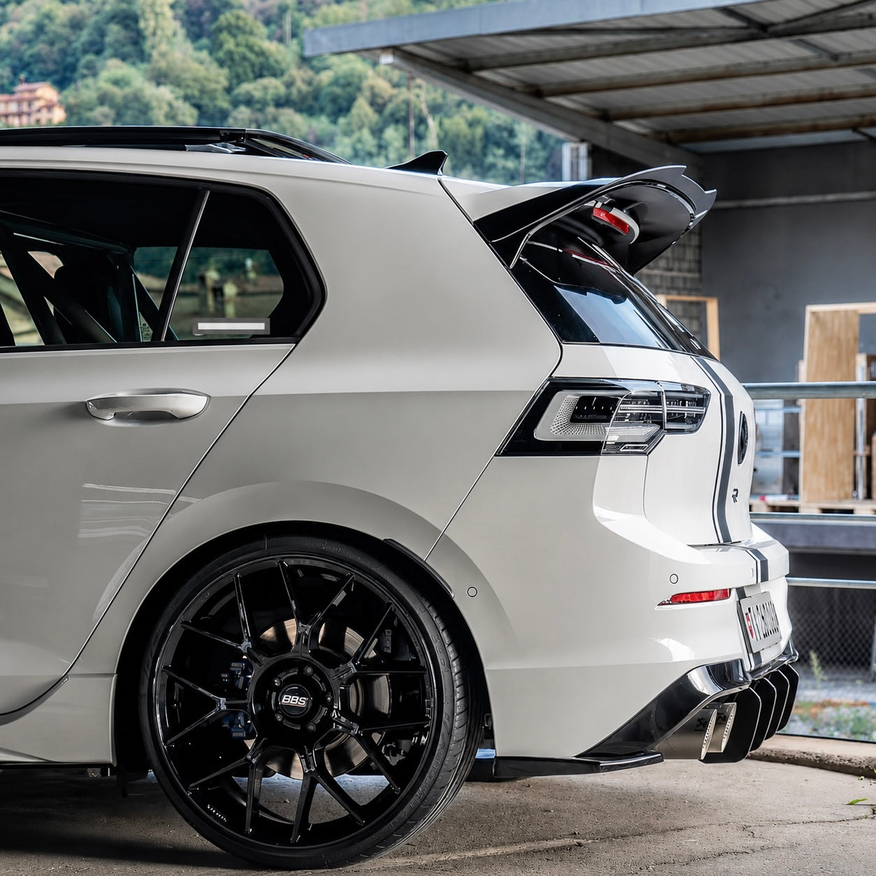 Prolunga spoiler tetto per Volkswagen Golf Clubsport / R MK8 MK8.5 (2020+)