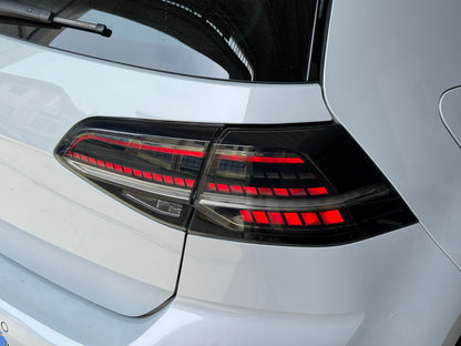 Coppia Fanali Posteriori Dinamici Full Led Fumè per Volkswagen Golf MK7 e MK7.5