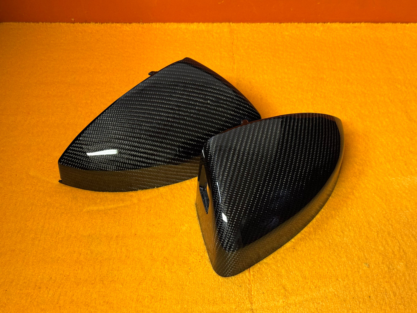 Coppia Calotte Specchio Retrovisore Real Carbon Fiber per Audi TT MK3(15-24)