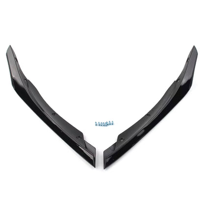 Front lip Paraurti Anteriore Per Mercedes Classe A W176 Nero lucido (15-18)