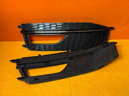 Griglia Paraurti Anteriore Fendinebbia per Audi A4 S4 S-line B8.5 (13-15)