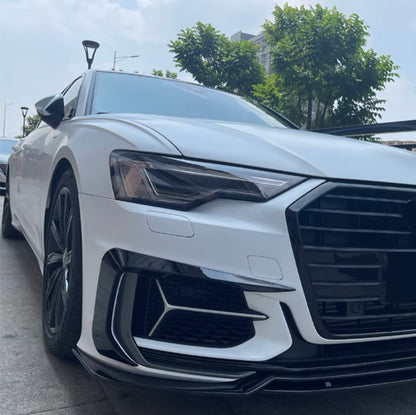 Griglia Paraurti Anteriore Fendinebbia per Audi A6 C8 Standard S6 S-line (2019-2023)