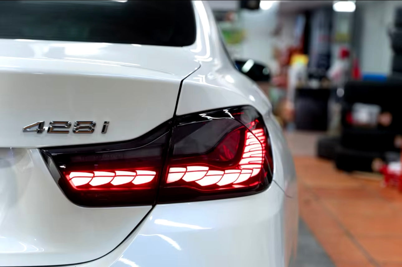 Coppia Fanali Posteriori Dinamici Full Led Fumè per Bmw 4 F32 M4 F82