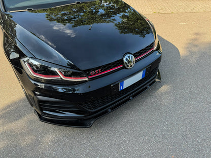 Lama Spoiler Paraurti Anteriore Per Golf 7 - 7.5 GTI GTD R R-Line