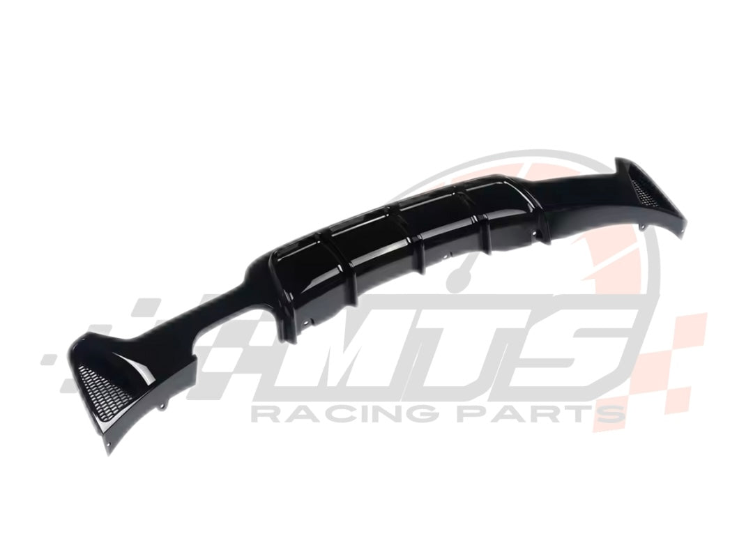 Diffusore Posteriore Stile M per Bmw Serie 4 F32 F33 F36 Nero lucido (13-20)