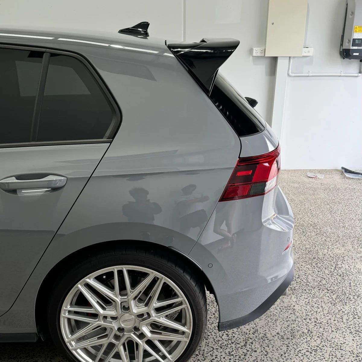 Spoiler Posteriore per VW Golf MK8 Nero lucido/Carbon Look