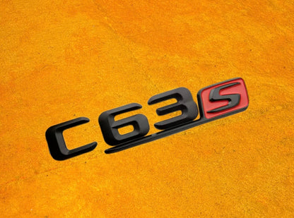 Badge C63s Posteriore per Mercedes Classe C W204 W205