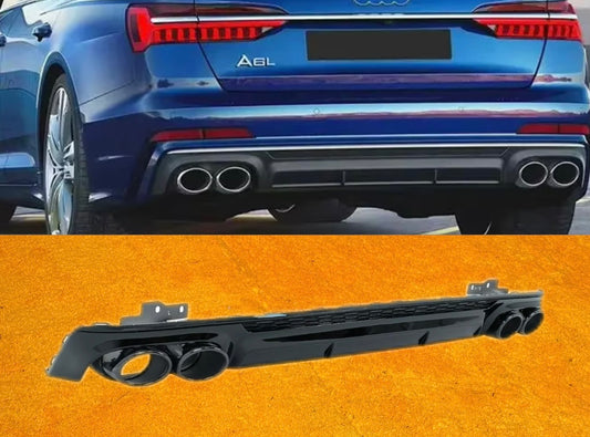 Diffusore Posteriore Stile S6 per Audi A6 C8 S6 Sline(2018+)