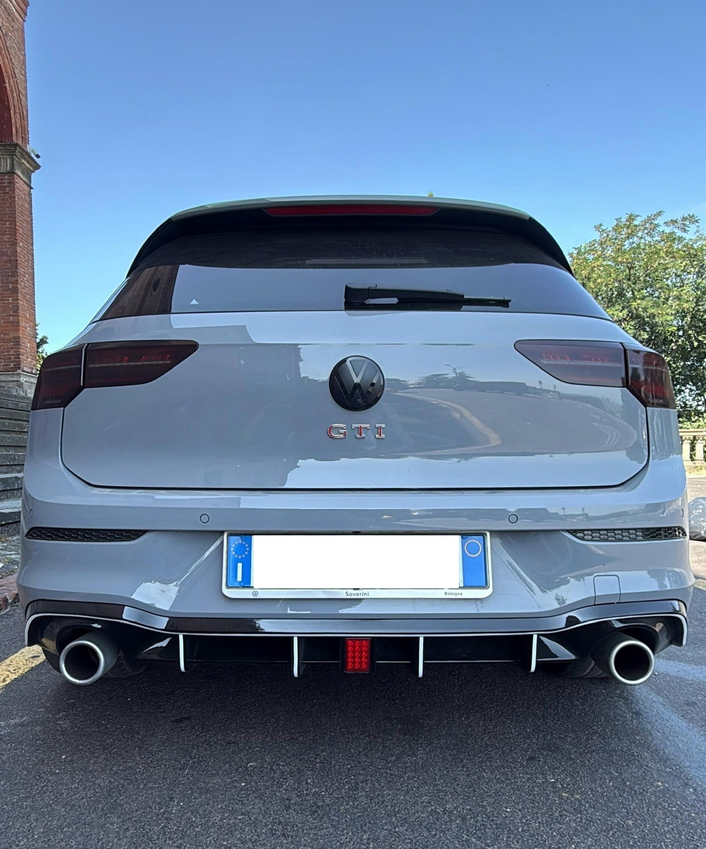 Diffusore Posteriore con Stop Led per GOLF MK8 GTI/GTD Rline