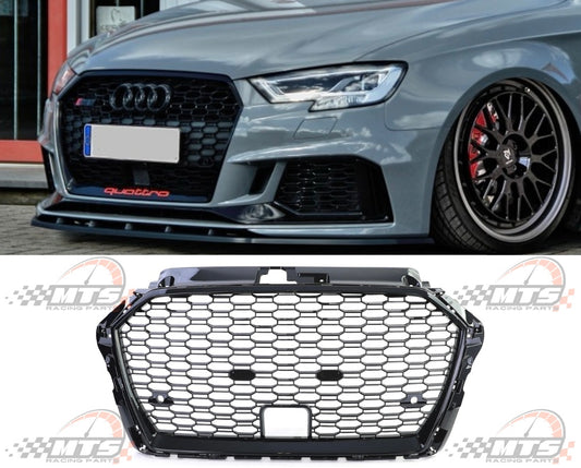 Griglia Anteriore RS look per Audi A3 8V Radar (17-20)