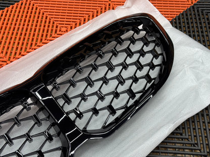 Griglia Anteriore M Look per BMW Serie 1 F40 F41 Nero Lucido (19-26)