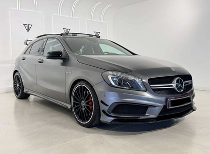 Front lip Paraurti Anteriore Per Mercedes Classe A W176 Nero lucido (12-15)