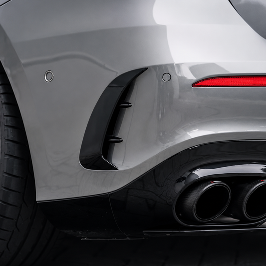 Rear lip paraurti posteriore per Mercedes Classe A W177 Nero lucido (2018+)