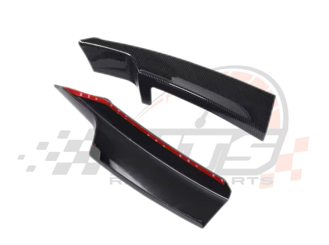 Front lip Paraurti Anteriore Per Bmw 3 F30 Msport Carbon look/Nero lucido(14-19)