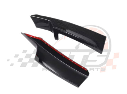 Front lip Paraurti Anteriore Per Bmw 3 F30 Msport Carbon look/Nero lucido(14-19)