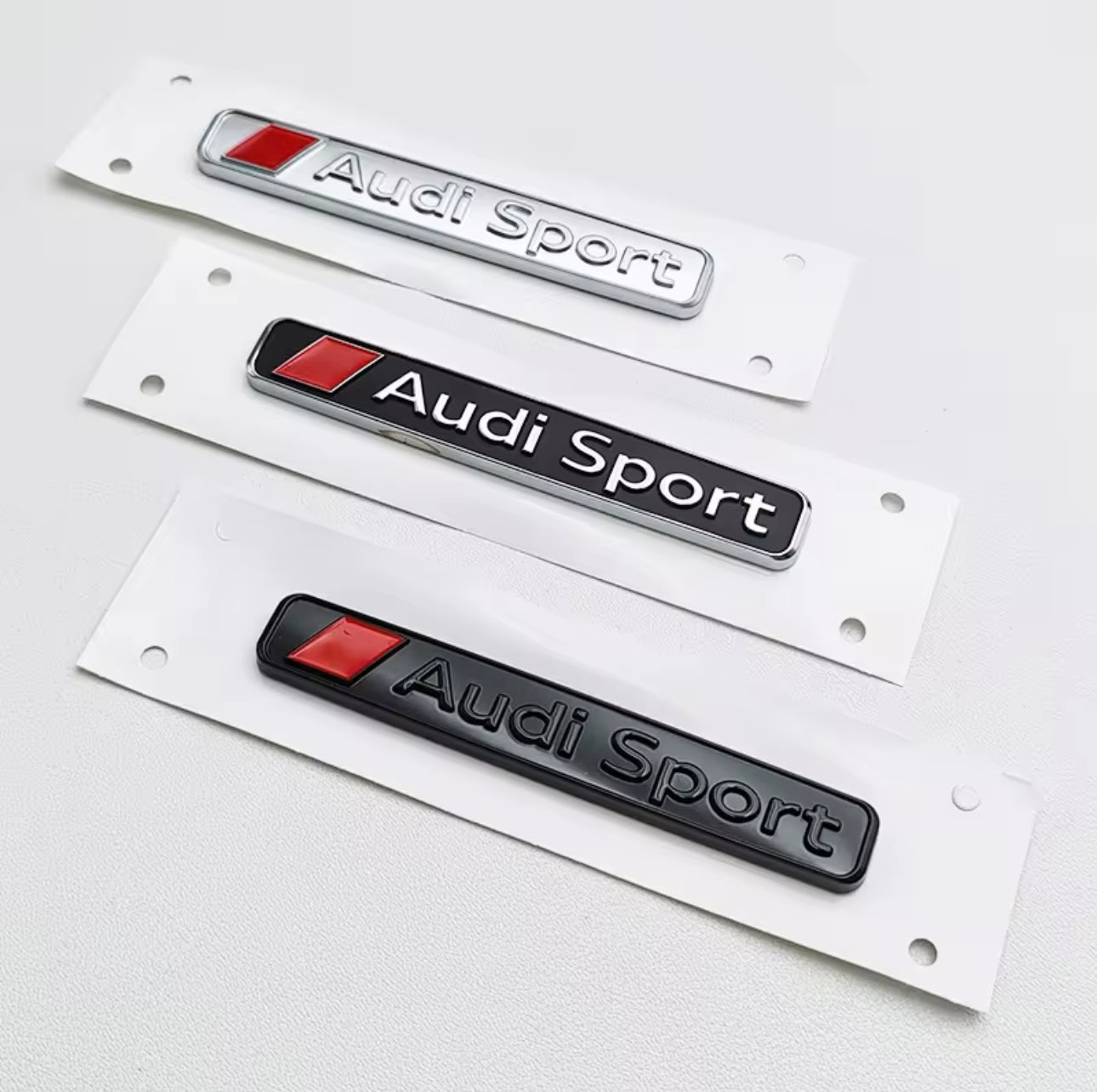 Badge AUDI SPORT per Modelli Audi 2pz (vari colori)