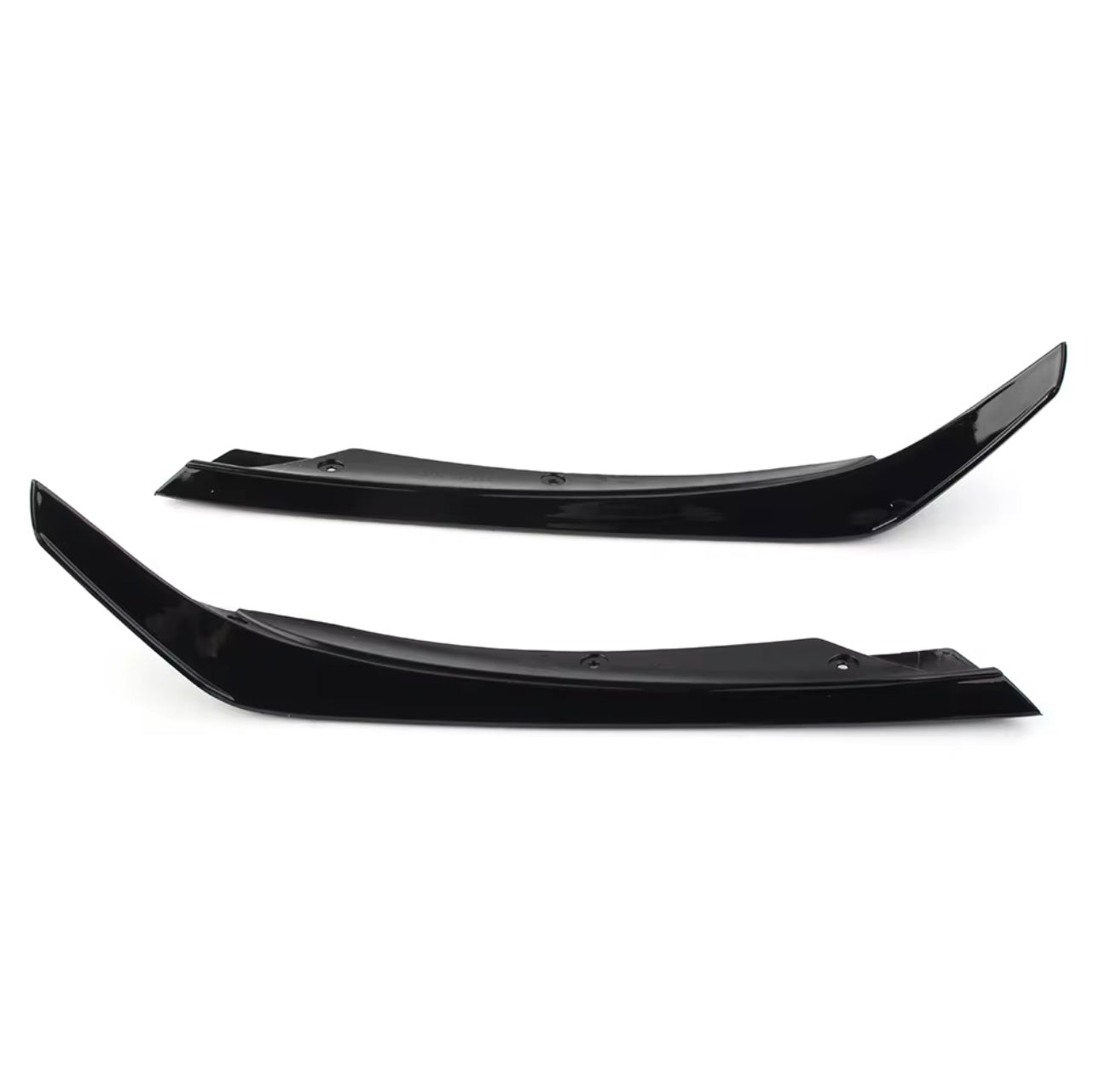 Front lip Paraurti Anteriore Per Mercedes Classe A W176 Nero lucido (15-18)