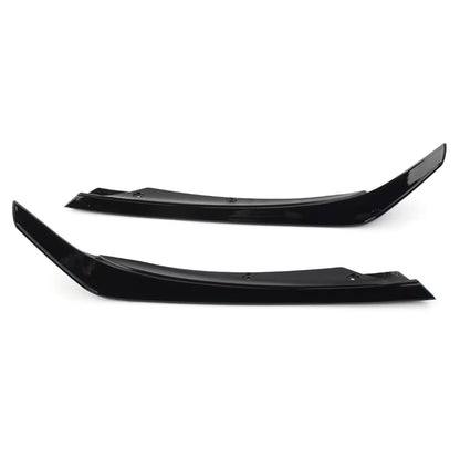 Front lip Paraurti Anteriore Per Mercedes Classe A W176 Nero lucido (15-18)