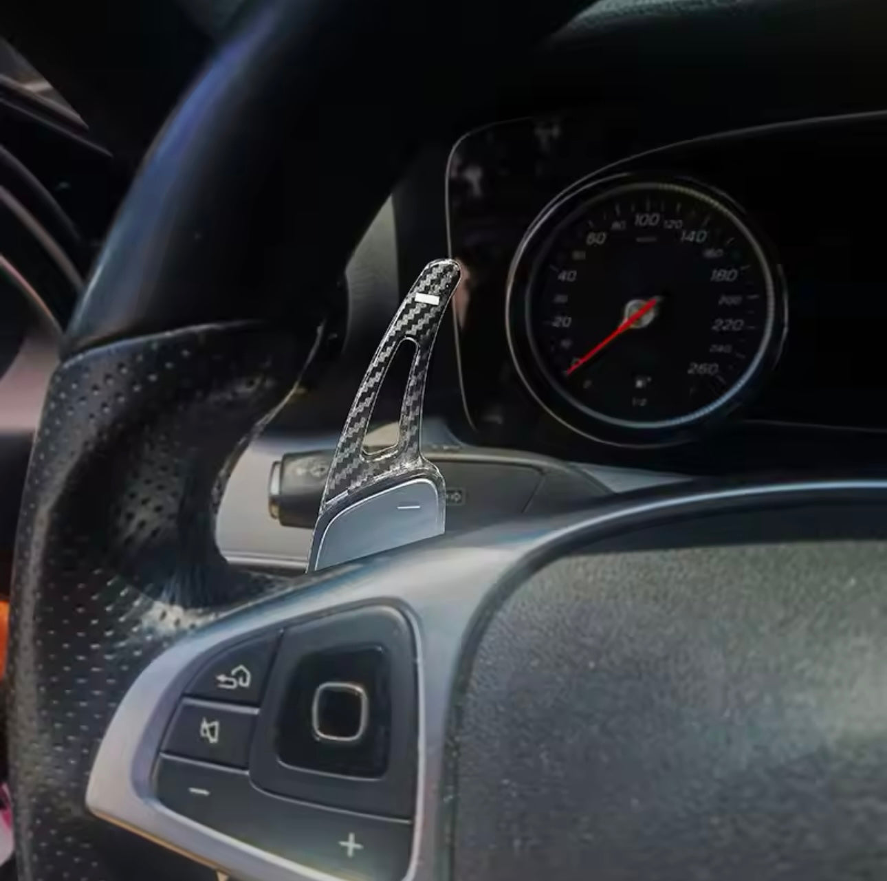 Paddle Volante Palette per Mercedes Classe A CLA C Carbon Look
