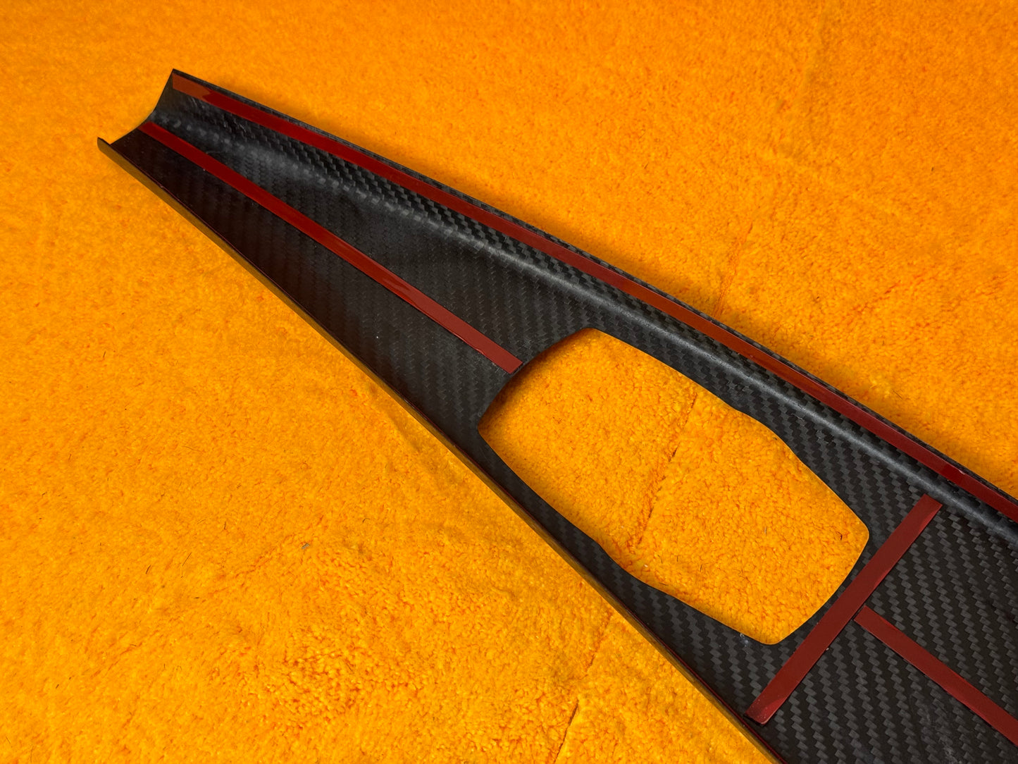Copertura Console Centrale Real Carbon Fiber per Bmw serie 3 4