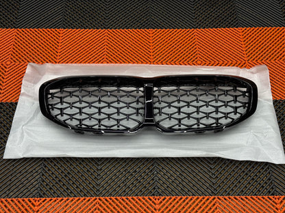 Griglia Anteriore M Look per BMW Serie 1 F40 F41 Nero Lucido (19-26)
