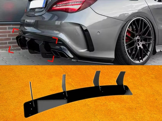 Splitter Diffusore Posteriore Mercedes CLA C117 (13-18)