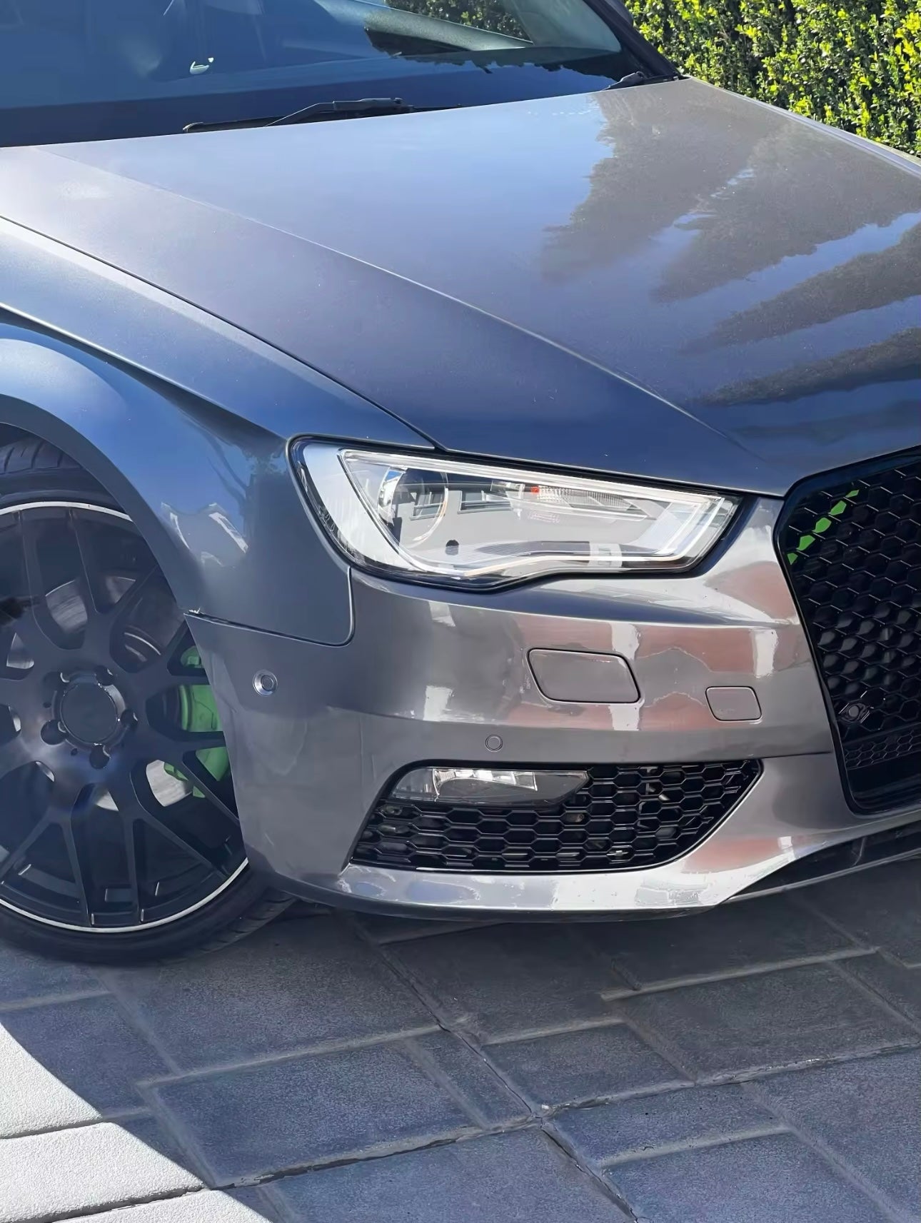 Griglia Paraurti Anteriore Fendinebbia per Audi A3 8V Standard (13-16)