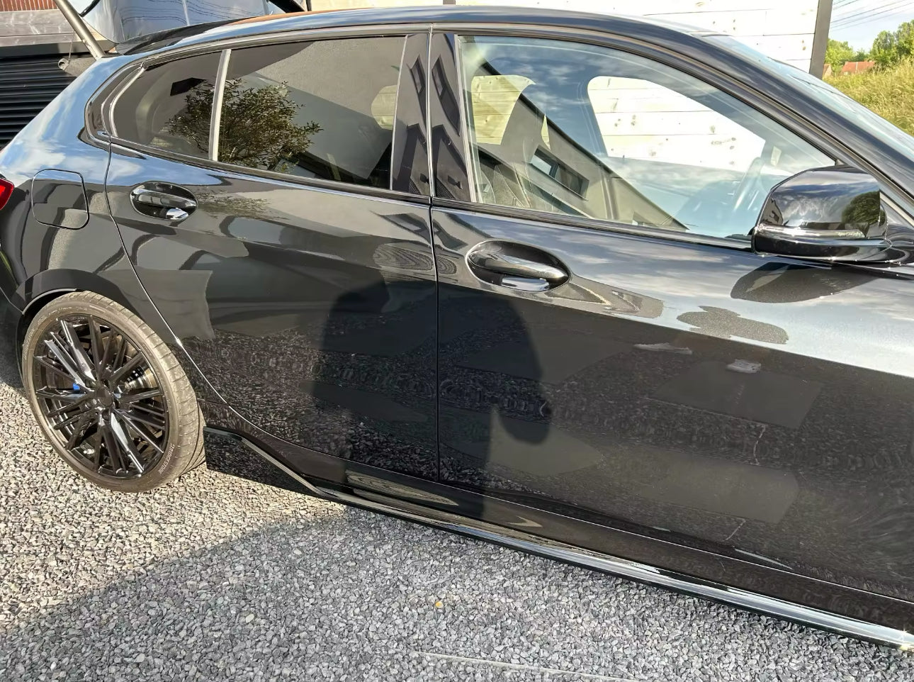 Minigonne Laterali Nero Lucido per Bmw 1 F40 (20-24)