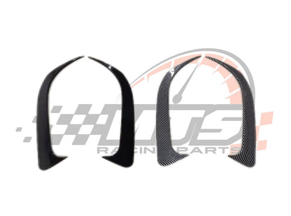 Rear lip Paraurti Posteriore Per Mercedes Classe CLA C117 Nero lucido/Carbon look (13-18)