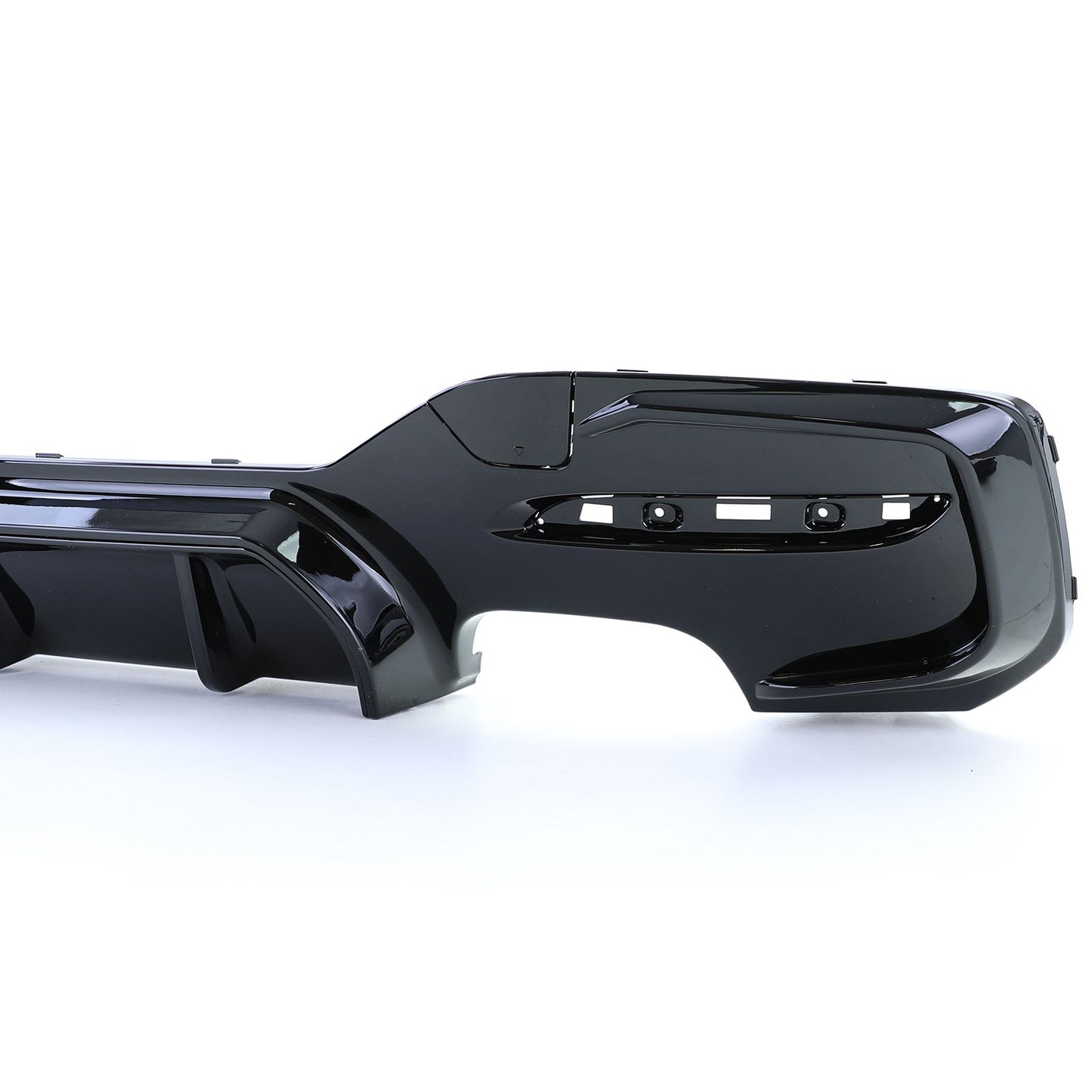 Diffusore Posteriore Stile M per Bmw Serie 1 F20 F21 Nero lucido (15-19)