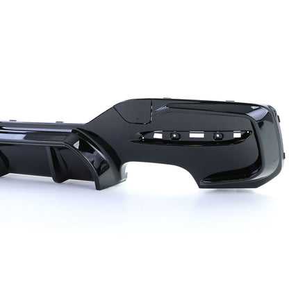 Diffusore Posteriore Stile M per Bmw Serie 1 F20 F21 Nero lucido (15-19)