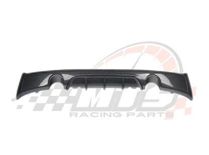 Diffusore Posteriore Stile M per Bmw Serie 2 F22 F23 Carbon look Nero lucido (14-19)