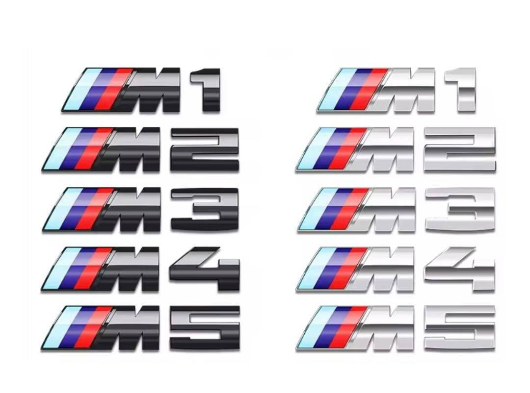 Badge M Posteriore per Bmw M1 M2 M3 M4 M5