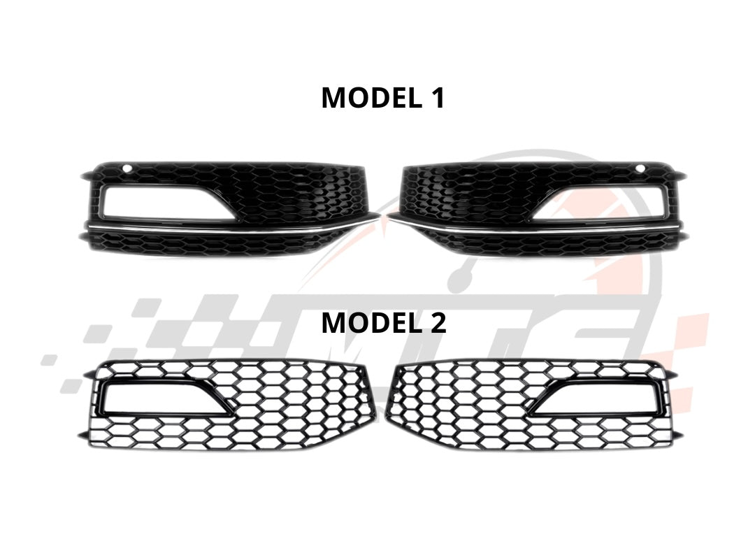 Griglia Paraurti Anteriore Fendinebbia per Audi A4 S4 S-line B8.5 (13-15)