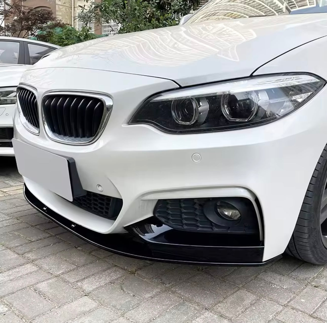 Lama Spoiler Paraurti Anteriore Per Bmw 2 F22 F23 Msport (14-19)