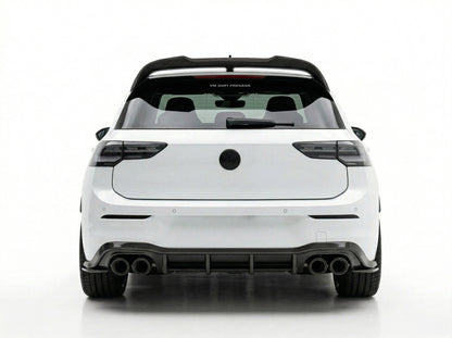 Spoiler Clubsport Posteriore Real Carbon Fiber V2 per VW Golf MK8