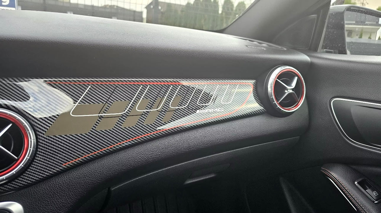 Copertura Console Centrale AMG per Mercedes CLA C117 (13-18)