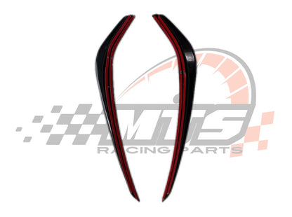 Front lip Paraurti Anteriore Per Mercedes Classe A W176 Nero lucido (12-15)