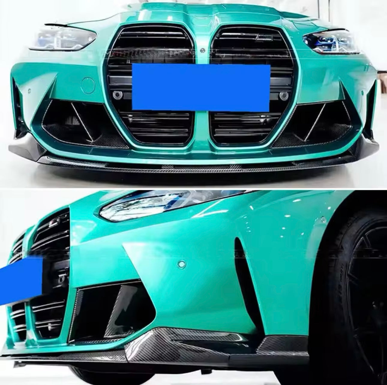 Lama Spoiler Paraurti Anteriore Per Bmw M3 G80 M4 G82 (21-24)