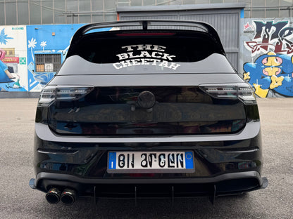Spoiler Clubsport Posteriore Real Carbon Fiber per VW Golf MK8