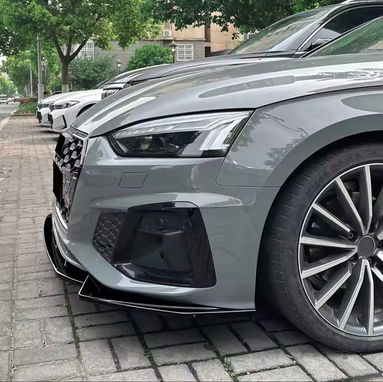 Lama Spoiler Paraurti Anteriore Per Audi A5 S5 S-line F5(20-24)