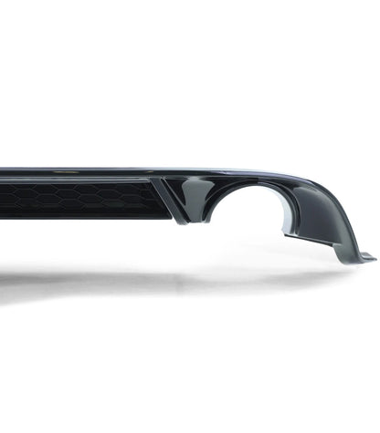 Diffusore Posteriore GTI Look Doppia uscita per VW Golf MK7.5 Nero Lucido(17-20)
