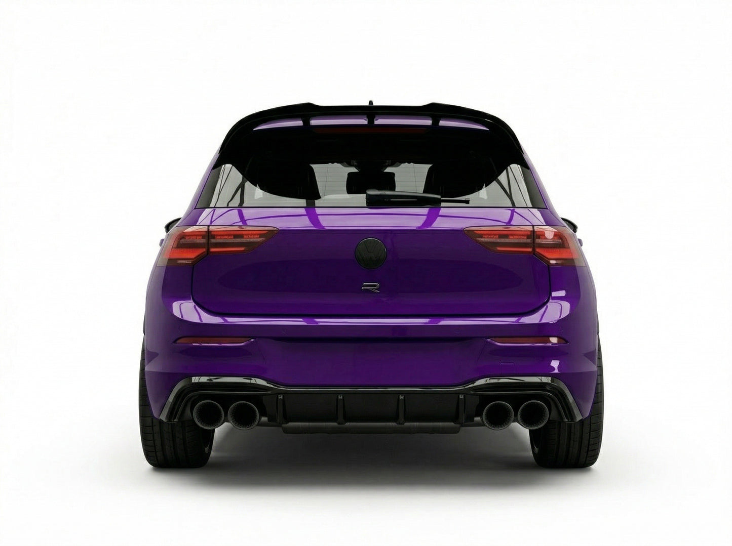 Diffusore Posteriore R look per volkswagen GOLF MK8 GTI (2020+)