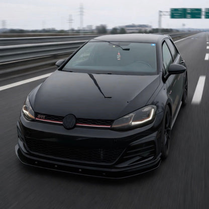 Lama Spoiler Paraurti Anteriore per Volkswagen Golf MK7-MK7.5-8 GTI GTD R R-Line