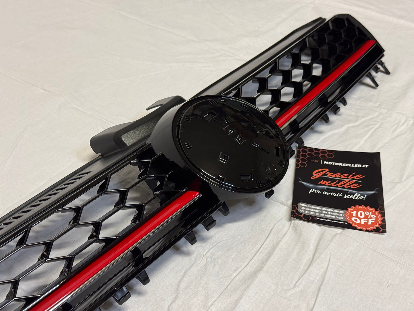 Griglia centrale per VW Golf MK7 GTI Rline Look (13-17)