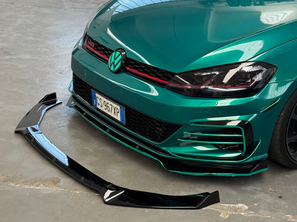 Lama Spoiler Paraurti Anteriore Per Golf 7 - 7.5 GTI GTD R R-Line